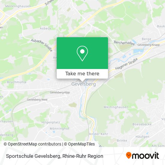 Карта Sportschule Gevelsberg