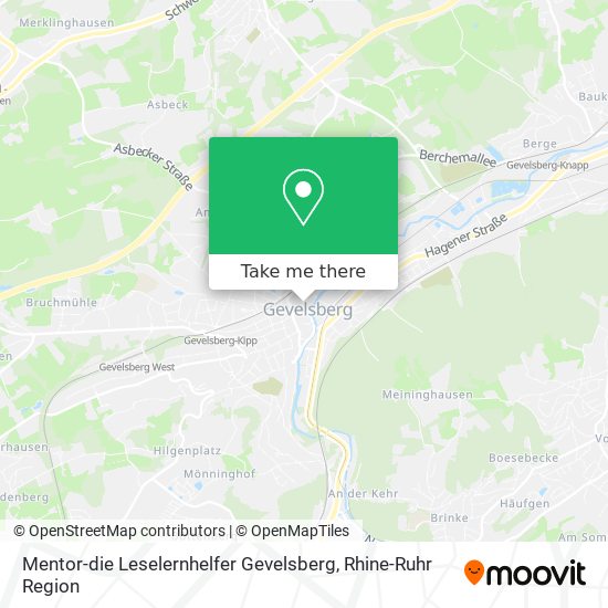 Карта Mentor-die Leselernhelfer Gevelsberg