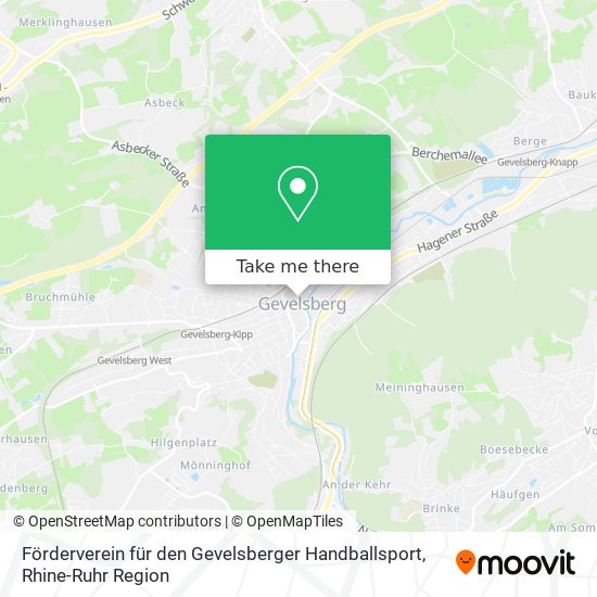 Förderverein für den Gevelsberger Handballsport map