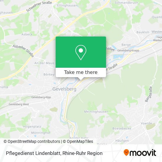 Pflegedienst Lindenblatt map