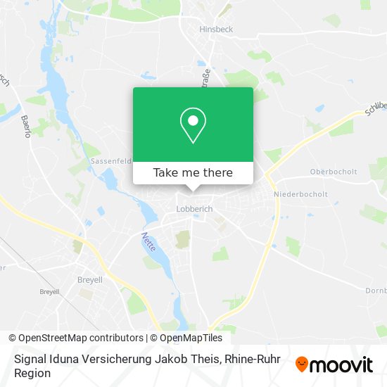 Signal Iduna Versicherung Jakob Theis map