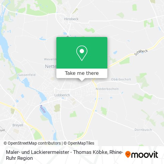 Maler- und Lackierermeister - Thomas Köbke map