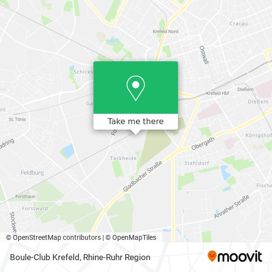 Boule-Club Krefeld map