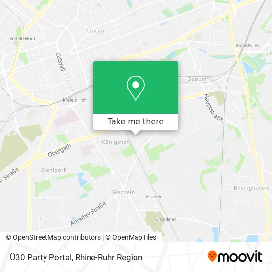Карта Ü30 Party Portal