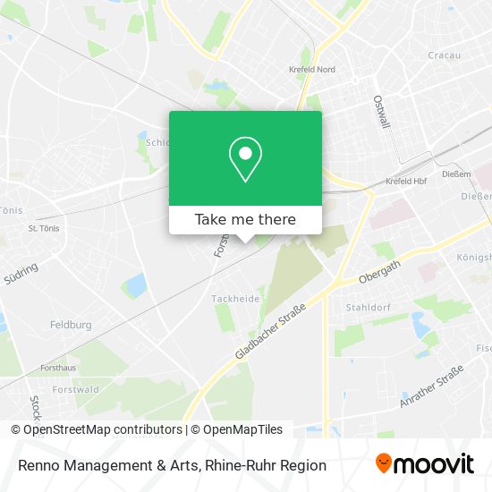 Renno Management & Arts map