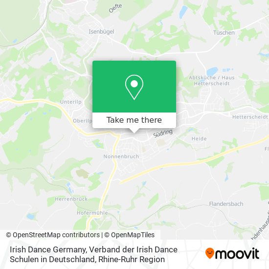 Irish Dance Germany, Verband der Irish Dance Schulen in Deutschland map