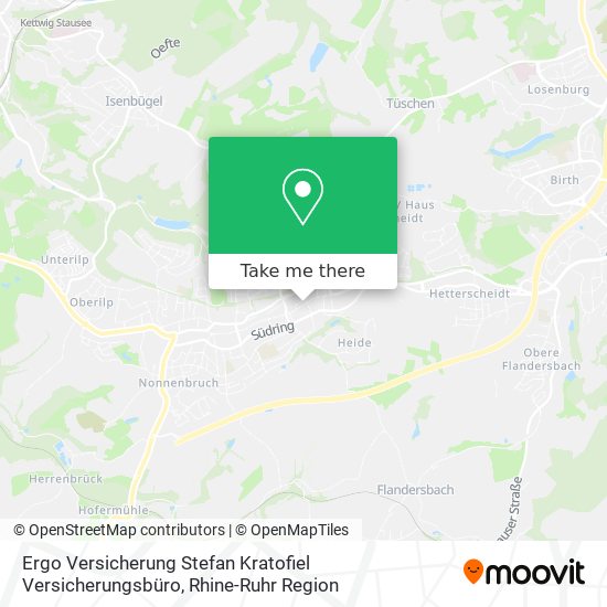 Ergo Versicherung Stefan Kratofiel Versicherungsbüro map