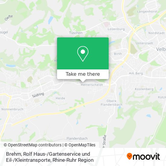 Brehm, Rolf Haus- / Gartenservice und Eil- / Kleintransporte map