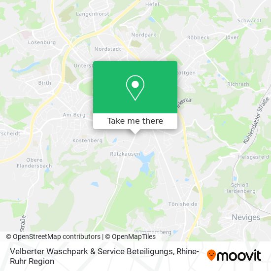 Velberter Waschpark & Service Beteiligungs map