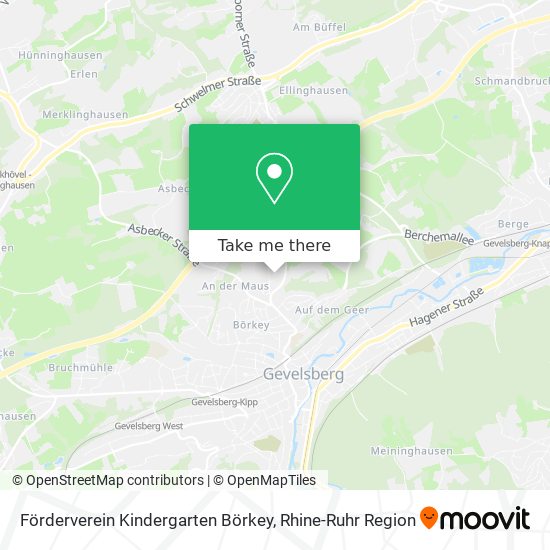 Förderverein Kindergarten Börkey map