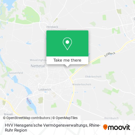 HVV Hensgens'sche Vermögensverwaltungs map