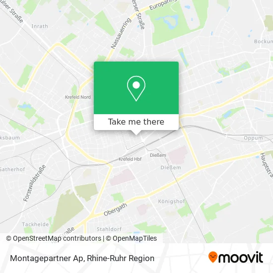 Карта Montagepartner Ap