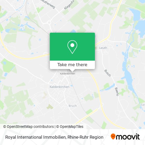 Royal International Immobilien map