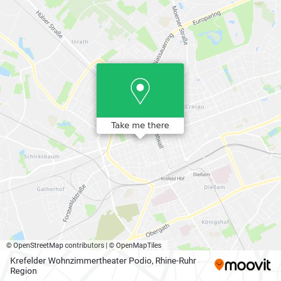 Krefelder Wohnzimmertheater Podio map