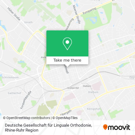 Deutsche Gesellschaft für Linguale Orthodonie map