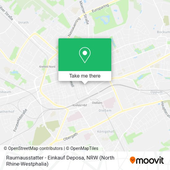 Raumausstatter - Einkauf Deposa map