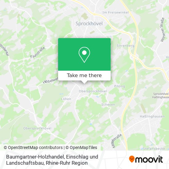 Baumgartner-Holzhandel, Einschlag und Landschaftsbau map