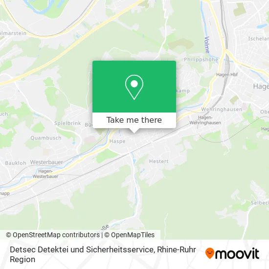 Карта Detsec Detektei und Sicherheitsservice