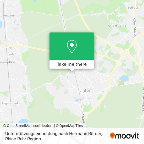 Unterstützungseinrichtung nach Hermann Römer map