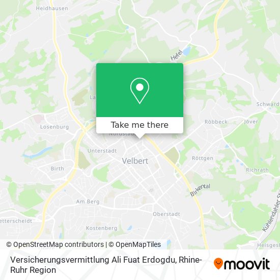 Versicherungsvermittlung Ali Fuat Erdogdu map