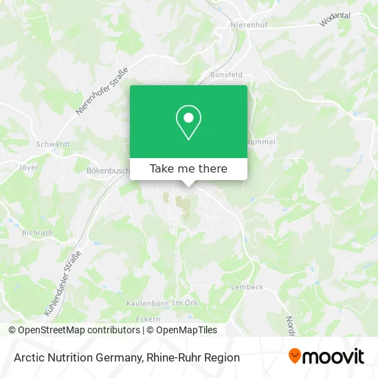 Карта Arctic Nutrition Germany