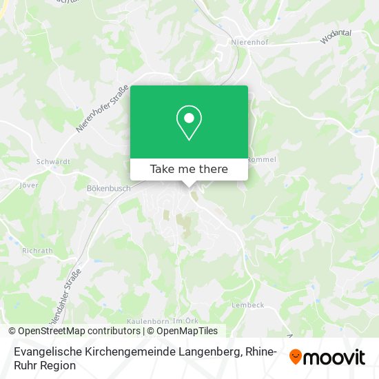 Evangelische Kirchengemeinde Langenberg map