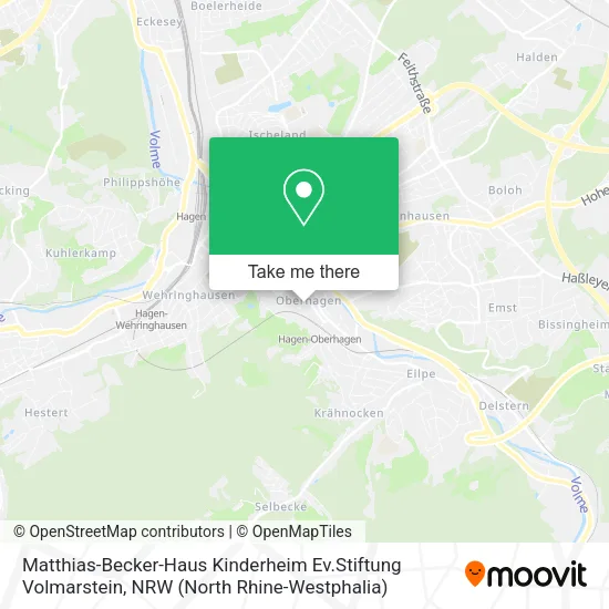 Карта Matthias-Becker-Haus Kinderheim Ev.Stiftung Volmarstein