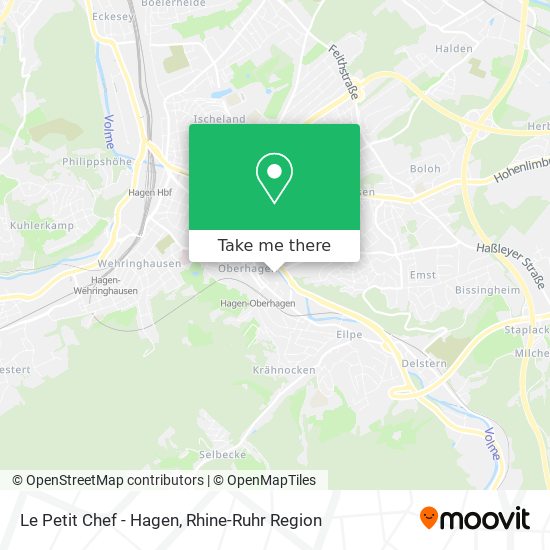 Le Petit Chef - Hagen map