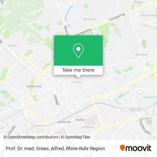 Prof. Dr. med. Drees, Alfred map