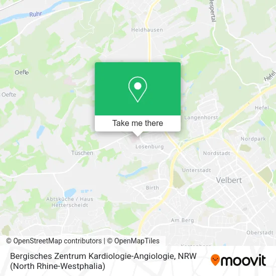 Карта Bergisches Zentrum Kardiologie-Angiologie