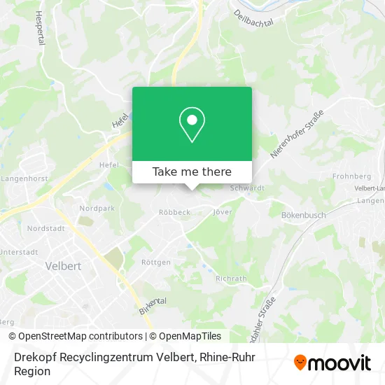 Карта Drekopf Recyclingzentrum Velbert
