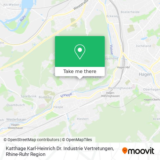 Карта Katthage Karl-Heinrich Dr. Industrie Vertretungen