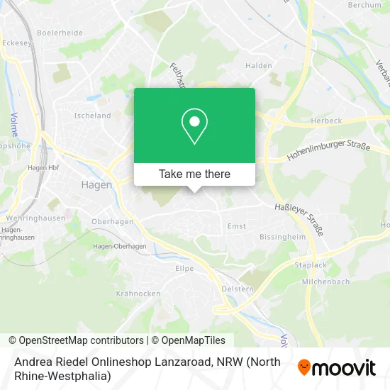 Карта Andrea Riedel Onlineshop Lanzaroad