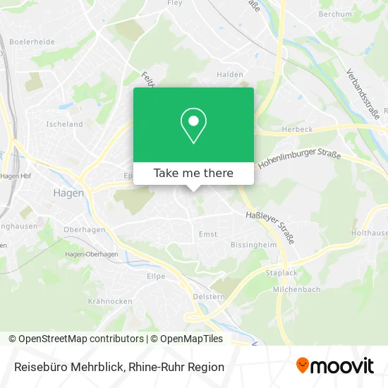 Карта Reisebüro Mehrblick