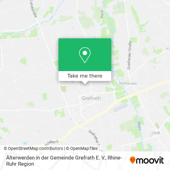 Карта Älterwerden in der Gemeinde Grefrath E. V.