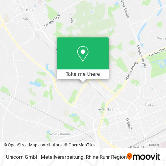 Карта Unicorn GmbH Metallverarbeitung