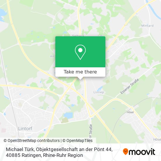 Michael Türk, Objektgesellschaft an der Pönt 44, 40885 Ratingen map