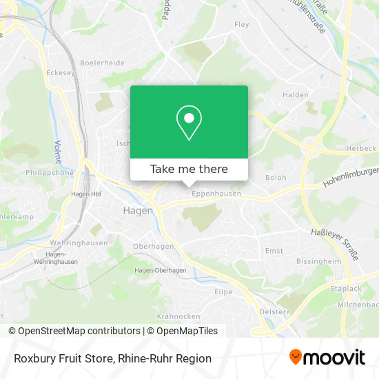Roxbury Fruit Store map