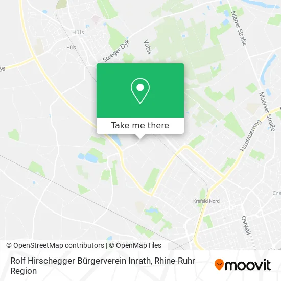 Rolf Hirschegger Bürgerverein Inrath map