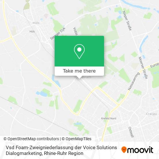 Карта Vsd Foam-Zweigniederlassung der Voice Solutions Dialogmarketing