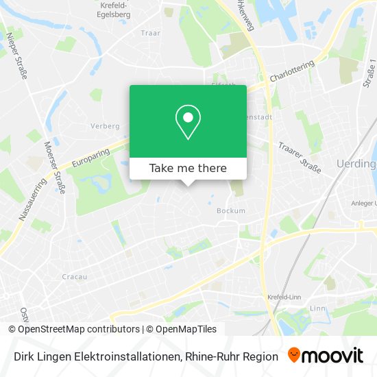 Dirk Lingen Elektroinstallationen map