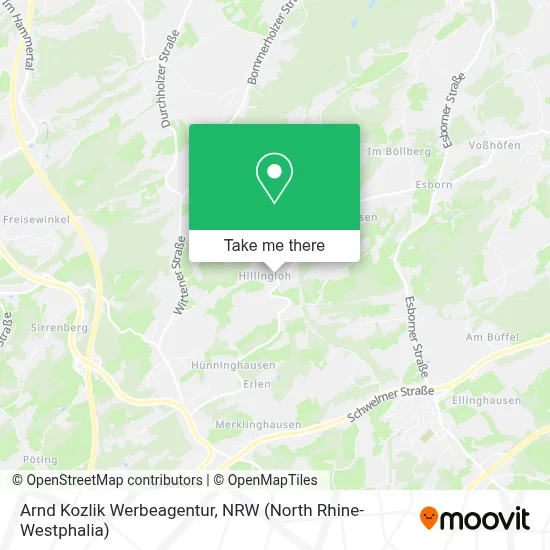 Arnd Kozlik Werbeagentur map