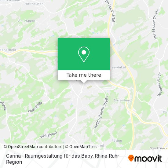 Карта Carina - Raumgestaltung für das Baby