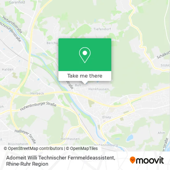 Карта Adomeit Willi Technischer Fernmeldeassistent