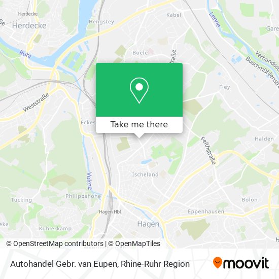 Autohandel Gebr. van Eupen map