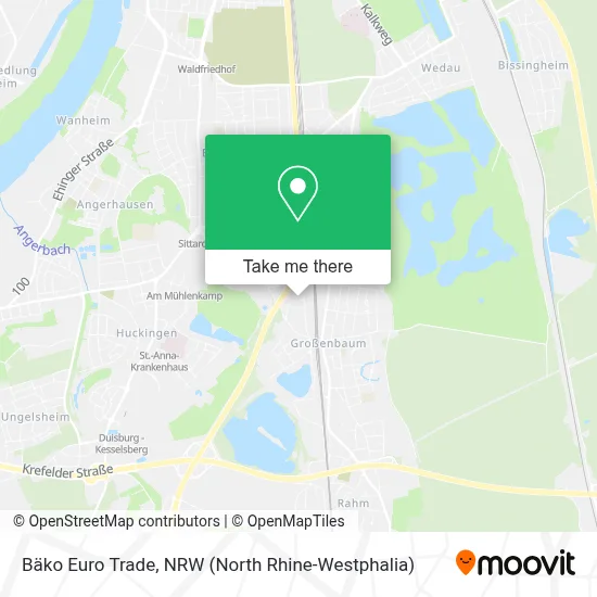 Bäko Euro Trade map