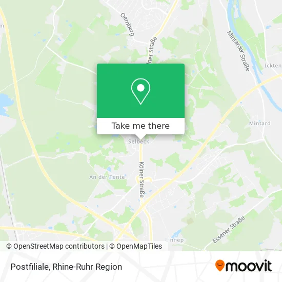 Карта Postfiliale