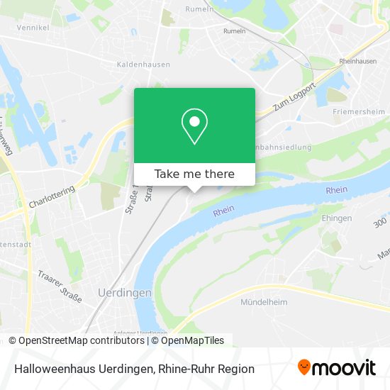 Halloweenhaus Uerdingen map