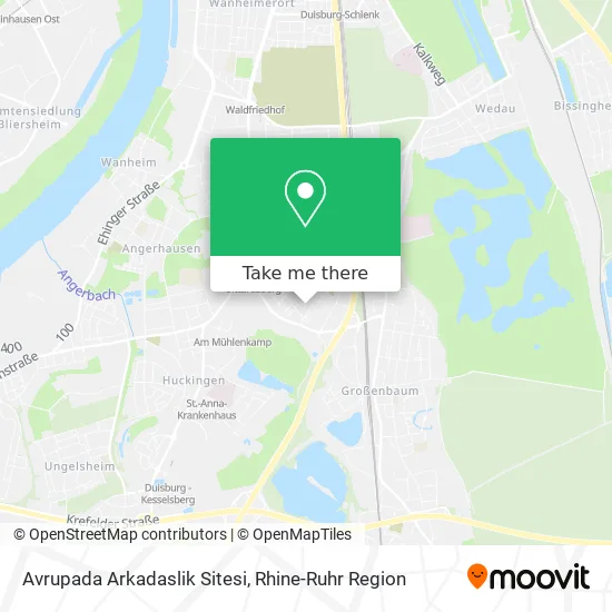 Avrupada Arkadaslik Sitesi map