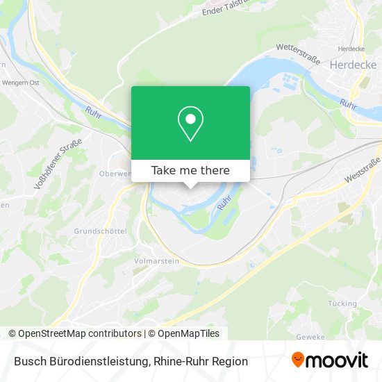 Busch Bürodienstleistung map